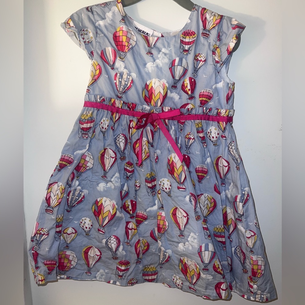 Girls 4t blueber blue air balloon dress